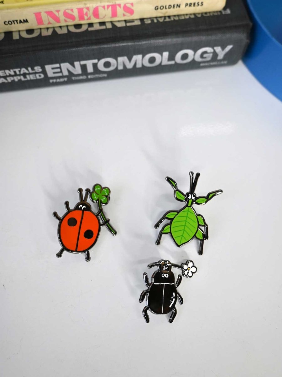 "Leaf Bug" Enamel pin, by HO HOS HOLE IN THE WALL (NYC)